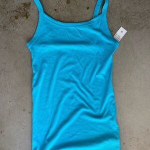 No boundaries workout tank top blue